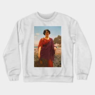 Rendez-Vous by John William Godward Crewneck Sweatshirt